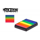 Global Neon Rainbow Split Cake